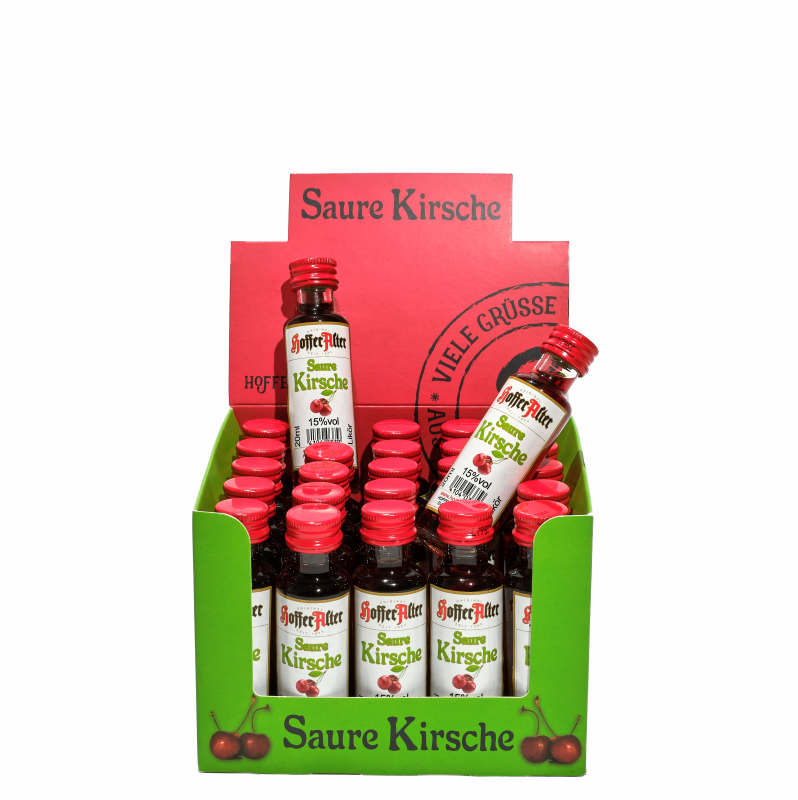 25 x 20 ml Saure Kirsche 15 % vol. Box