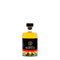 Hoffer Alter - Marille -die Bergische- 36% -  500 ml - Klarer Likör in runder Flasche mit schwarzem Etikett und rotem Akzent, Marille 36% Vol.