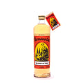 Hoffer Alter - Hermännche 25 % vol. 700 ml - Klarer Likör in hoher Glasflasche mit rotem Etikett, gelbem Medaillon, Mann mit Hut und Teufelsschriftzug Hermännche.