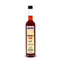 Hoffer Alter - Schoko-Chili 35% - 500 ml - Schlanke Flasche mit rotem Schoko-Chili Likör und gelbem Etikett, 500 ml, schwarzer Schraubverschluss.